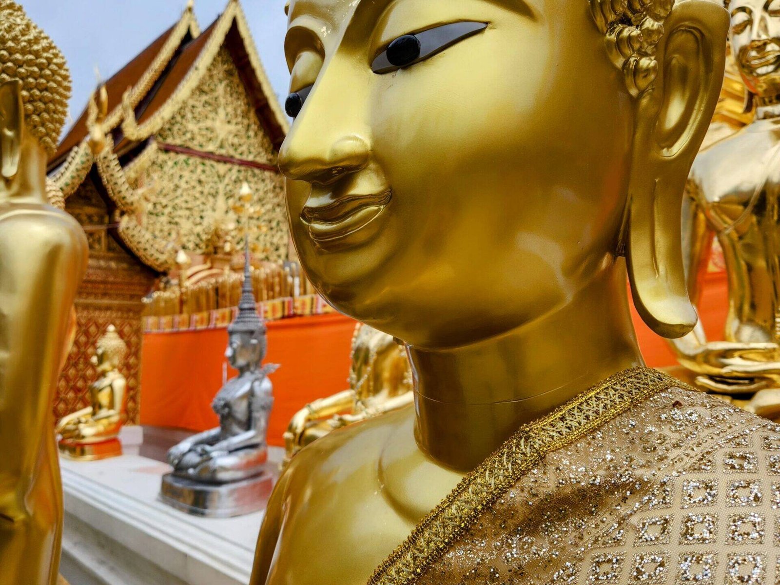Wat Phra That Doi Suthep near Chiang Mai in Thailand